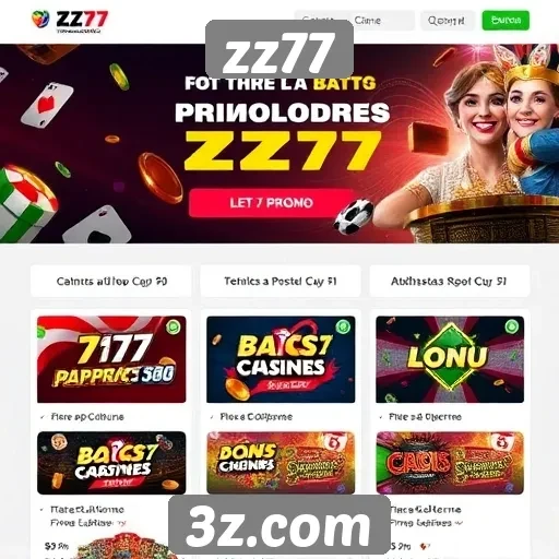 Promoções e bônus oferecidos pelo zz77