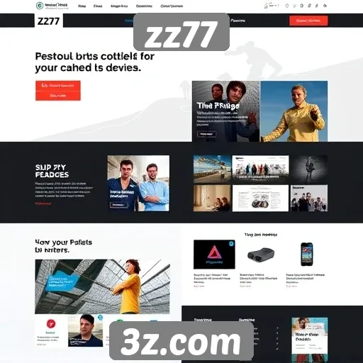 Evolução do design do site zz77 ao longo do tempo